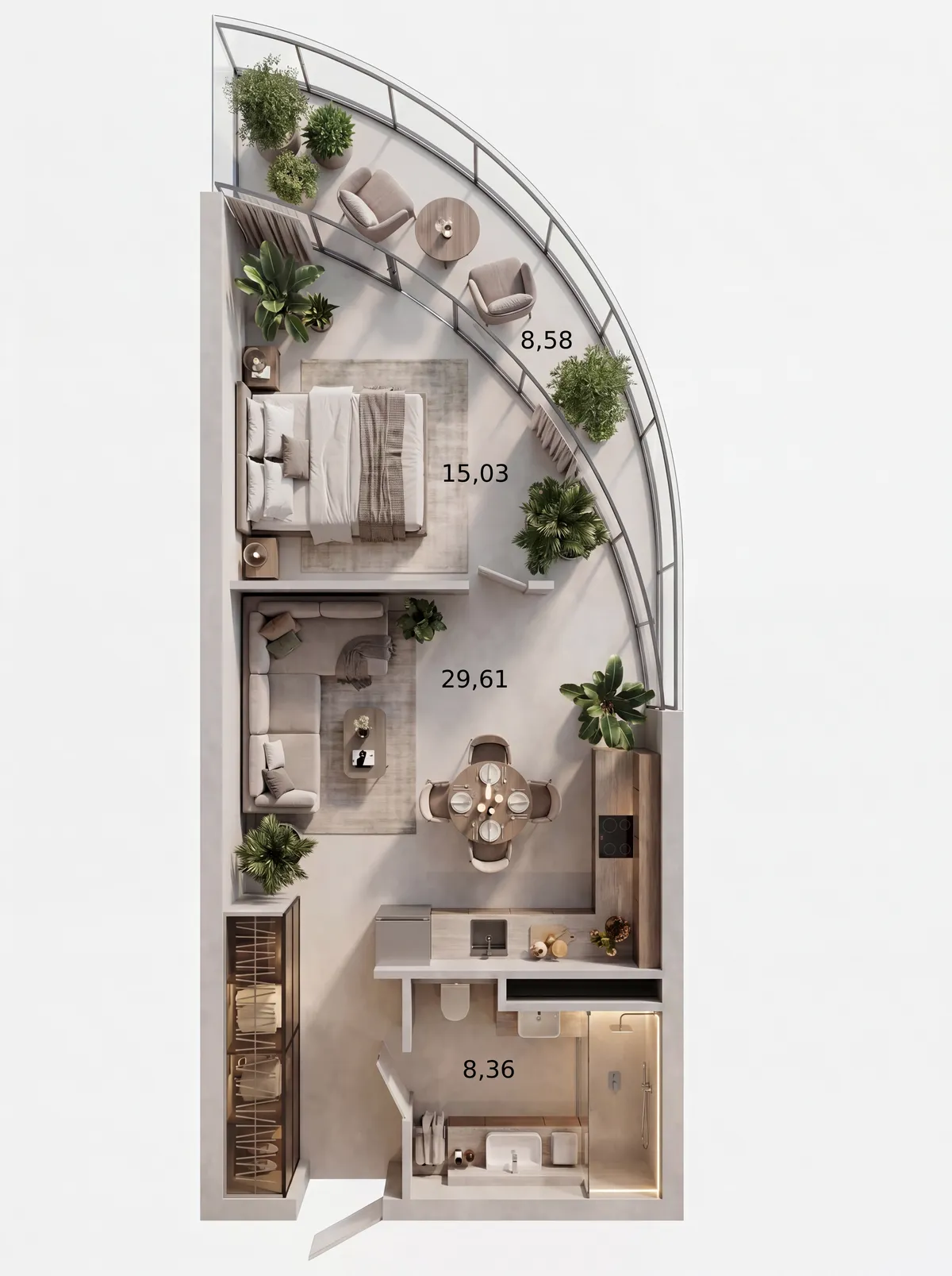 61.58 m²